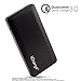Premium Smartfuel USB Travel Powerbank Charger by iCharge – 10000mAh External Battery Life Extender, Qualcomm Quick Charge 3.0 Portable Lightning Fast Charging, Fully Compatible Universal Design