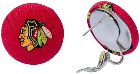 Chicago Blackhawks Pierced or Clip-on Earrings