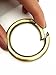 Inton 2' 38mm Gate O Ring Round Carabiner Snap Clip Trigger Spring Keyring Buckle (2