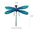 Liffy Metal Dragonfly Wall Decor Outdoor Hanging Art Blue for Living Room Bedroom