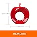 Guo's Ceramic Statues of Apple Figurine Home Decor Pottery Decorative Sculpture Large 9 Inch 5 Colors (Apple White)