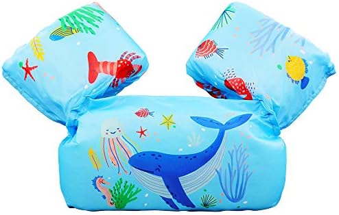 Kids Life Jacket Swim Vest 30-50 lbs for Toddler Infant Baby, Swimming Pool Floats Vest Swim Aid Boating Vest for Toddlers Boys Girls with Adjustable Chest Straps