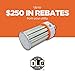 100W LED Corn Light Bulb, 400W Equivalent, Large Mogul E39 Base, 14422 Lumens, 4000K, IP64 Waterproof Outdoor Indoor Area Lighting, Replacement for Metal Halide HID, CFL, HPS