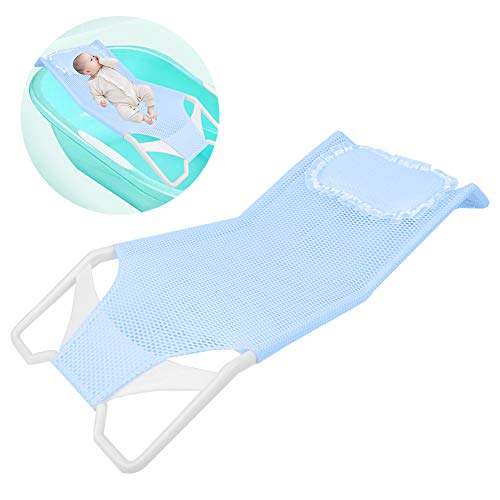 Baby Bath Tub Net Seat, Anti‑Slip Safety Support Portable Bath Shower