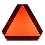 National Marker Corp. SMV4 Slow Moving Vehicle Emblem, S276 0.6, 14 Inch X 16 Inch, Alum Hi Intensity