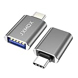 USB C to USB Adapter [2-Pack], Thunderbolt 3 to USB 3.0 OTG Adapter Compatible MacBook Pro,Chromebook,Pixelbook,Microsoft Surface Go,Galaxy S8 S9 S10 Plus,Note 8 9,LG V35 G7 G6 Thinq,Pixel 2 3(Grey) (Color: Grey)