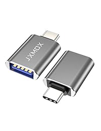 Adaptador USB C a USB [2 unidades], Thunderbolt 3 a USB 3.0 adaptador compatible MacBook Pro 2018 2017, MacBook Air 2018, Pixel 3, Dell XPS, y más dispositivos tipo C