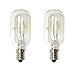 Eiko 43028 - 25T8C-120V Candelabra Screw (E12) Clear Incandescent Lamp Bulb - Pack of 2