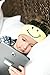 CozyPhones Kids Headphones Volume Limited with Thin Speakers Soft Fleece Headband - Perfect Children's Earphones for Home and Travel - Yellow Smile