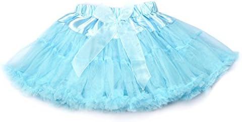 Tulle Dance Tutu Skirt, 3-Layer Fluffy Ballerina For Baby Toddler Girls (5 Size Available For 4 Mon - 10yrs Girls)