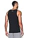 Under Armour Men's Charged Cotton Tank, Black/Steel, X-Large