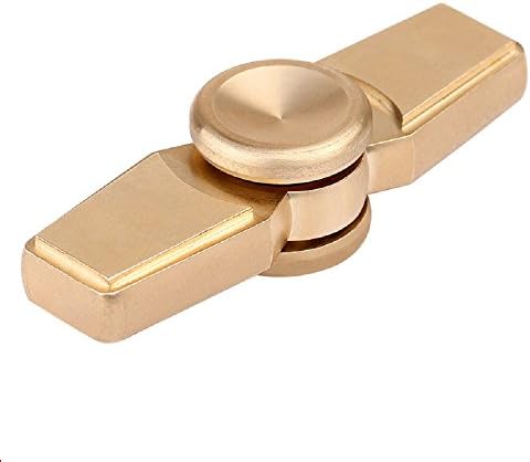 AUKWING Fidget Spinner Toy Brass Metal Hand Spinners Stress and Anxiety Relief Toy High Speed 4-6 Min Focus Toy for Killing Time