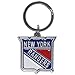 NHL Siskiyou Sports Fan Shop New York Rangers Chrome & Enameled Key Chain One Size Team Colors