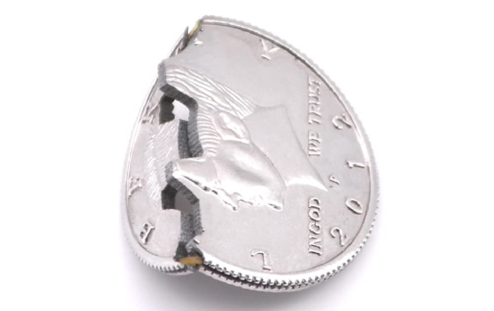 SUMAG Magic Tricks 1pcs Bite Coin (US Half Dollar Copy Coin) Folding Bite Out Restore Coin Magia Close Up Street Illusion Gimmick Prop