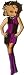 Application Betty Boop Woodstock Figure Patch