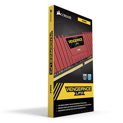 Corsair-Vengeance-LPX-Mdulo-de-memoria-XMP-20-de-alto-rendimiento-de-16-GB-2-x-8-GB-DDR4-2400-MHz-C16-color-rojo
