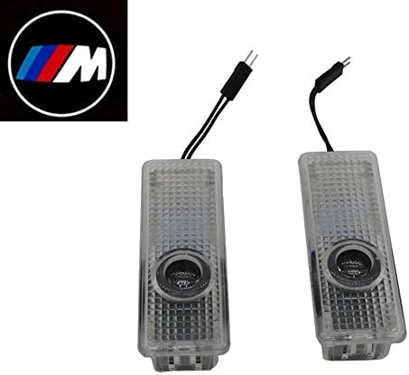 Grolish 2 Piece Car Door LED Logo Projector Light Shadow Projector for BMW