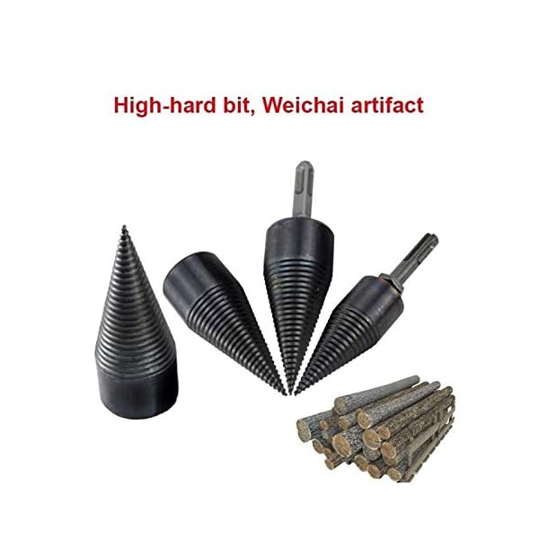 Holzspaltung Schnecke. 32/22mm Bohrer Hacken Holz Spaltung Bohrer Bits Werkzeug Haushalt Klappern Breaking Maschine Holz… – Bild 4