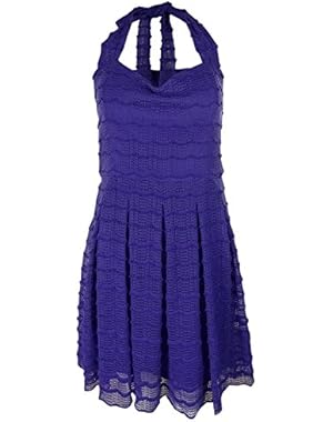Guess Women's Brittainy Textured Halter Dress