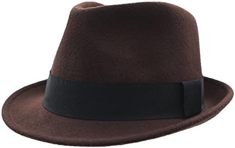 short brim felt hat