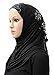 Hijab Lena Amour 1 piece Amira Headscarf Ultra-Silky Lycra (Black)
