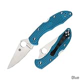 Spyderco Delica 4 Flat Ground Plain Edge Lightweight FRN Knife
