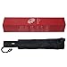 60 MPH Windproof Umbrellas Auto for men and women Close Auto Open Compact Travel Umbrella Guaranteed Lifetime Replacement Service (Classic Black)