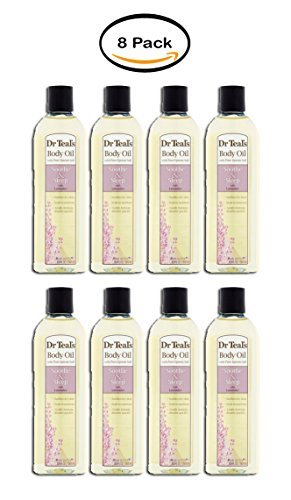 PACK OF 8 – Dr Teal’s Soothe & Sleep with Lavender Body and Bath Oil, 8.8 fl oz