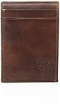 Guess Men's Naples  Slim Front-Pocket Wallet, Tan, One Size