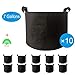 Adorma 10 Packs 7 Gallon Grow Bags, Heavy Duty 300G Thickened Nonwoven Fabric Plant Pots with Handlethumb 1