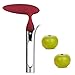 Xubox Apple Corer, Good Grips Food Grade Stainless Steel Apple Core Remover with Sharp Serrated Blade, Premium Kitchen Utensil & Gadget for Coring, Perfect Tool for Pear & Other Fruits Core Remover