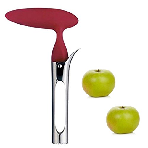 Xubox Apple Corer, Good Grips Food Grade Stainless Steel Apple Core