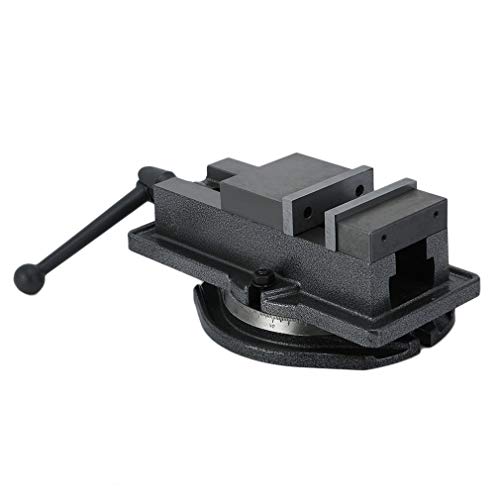 Simoner Lock Down Milling Machine Vise, High Precision Milling Vice - 4/6-Inch Jaw Width - Drill Press Vise, Milling Drilling Machine Bench Clamp Clamping Vice With Base (4'')