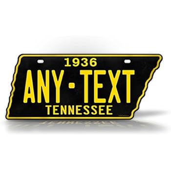 Amazon.com: SignsAndTagsOnline 1954-1958 Replica Tennessee License