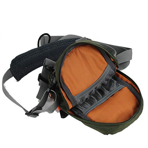 Kylebooker Fly Fishing Chest Bag Lightweight Waist Pack (Army Green)