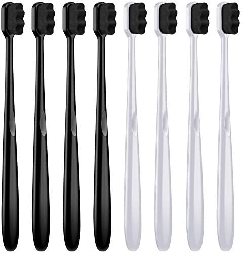 Boao 4 Pcs Soft Bristle Toothbrush Nano Toothbrush