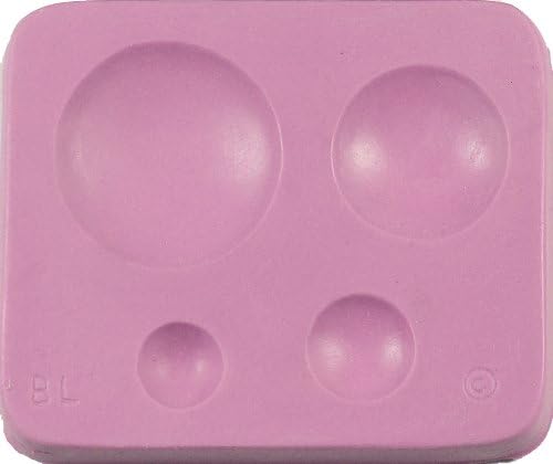 Fleximold Silicon Mold, Dome Circle Mold - 4 sizes