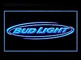 Bud Light Beer Bar Budweiser Led Light Sign Blue