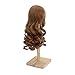 1/3 BJD SD Doll Wig with 9-10 Inch High Temperature Synthetic Fiber Dark Brown Long Kinky Wavy Hair with Middle Parting Wig BJD Doll Wigs for 1/3 BJD SD Doll(22#)