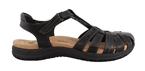 Earth Origins Women's, Saffron Sandals Black 7 M