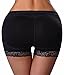 Gotoly Women's Seamless Butt Lifter Padded Panties Enhancer Womens Underwear (M, Black)