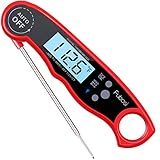 Fubosi Waterproof Digital Meat Thermometer Super Fast Instant Read Thermometer BBQ Thermometer With Calibration And Backlit Function Cooking Thermometer For Food, Candy, Milk, Tea, BBQ, Grill Smokers