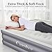 Cumbor Queen Air Mattress with Built-in Pump, Luxury Queen Size Inflatable Airbed...