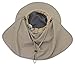 Home Prefer Unisex UPF50+ UV Protection Sun Hat with Neck Flap Wide Brim Fishing Hat for Mens Womens Outdoor Gray Brim