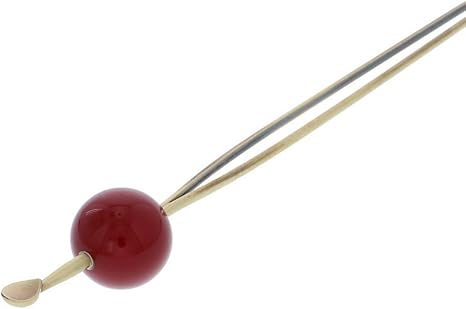 Amazon 京都きもの町 玉 かんざし 赤玉 アンティークゴールド かんざし 花しおり 和装小物 通販