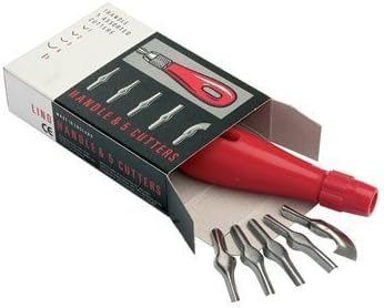 Educational Arts L5S 1- 5 Lino Cutter Set with Handle Set by Educational Arts