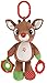 KIDS PREFERRED Rudolph The Red-Nosed Reindeer On The Go Teether Developmental Activity Toy, 12 inches , Brown