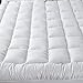 Niagara Microfiber Twin Mattress Topper - Pillow Top Mattress Cover Quilted Fitted Cooling Topper for Back Pain Deep Pocket Fits 20 Inches (39x75 Inches)
