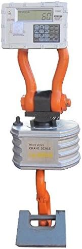 Optima Scales OP-925-W-10000 Heavy-Duty Crane Scale with Wireless Controller - 10000 lbs x 5 lb
