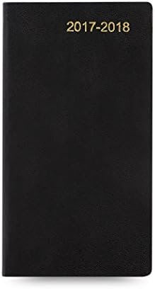 Letts 39NUBK-2017-2018 Principal Compact Week to View Diary 2017-2018 Compact Black 6" [H] x 3 1/8" [W]